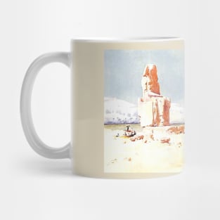 The Colossi Of Memnon At Thebes in Egypt Mug